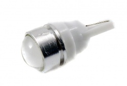 Светодиодная лампа W5W (T10) 1SMD (COB) LENS WHITE
