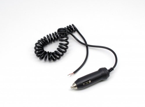 Штекер прикуривателя с витым проводом без разъема (1,65 м)