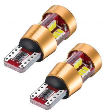 LED лампа (2 ШТ) W5W (T10) 27SMD (2835) CAN BUS WHITE, в габариты, подсветка номера и дв.
