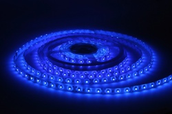 Светодиодная лента 60 LED3528, 12В, 5м, синий цв, IP20