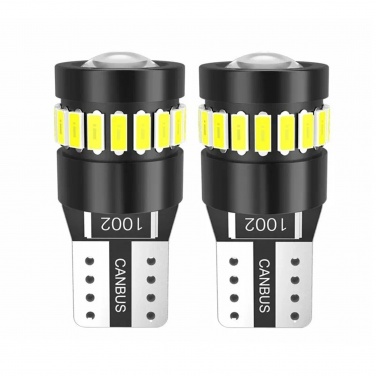 LED лампа (2 ШТ) W5W (T10) 18SMD (3014), 12/24В, CANBUS