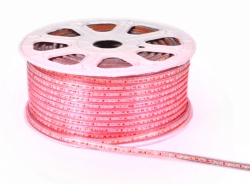Светодиодная лента 60 LED3528, 220В, 1м, красный цвет, IP65