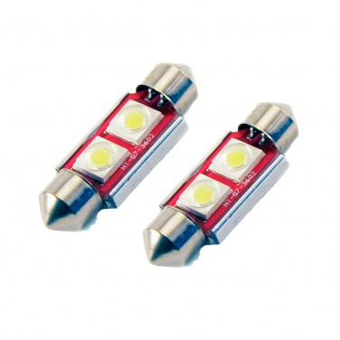 LED лампа (2 ШТ) C5W (36 мм) 2SMD (COB) CAN BUS WHITE, в подсветку салона (HT-07-3602)