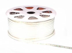 Светодиодная лента 60 LED3528, 220В, 1м, белый цвет, IP65