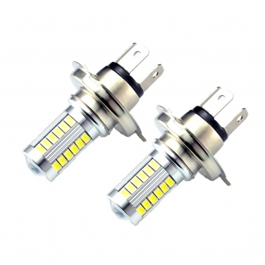 LED лампа (2 ШТ) H4 33SMD (5630) WHITE, в фары ближний/дальний свет