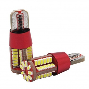 LED лампа (2 ШТ) W5W (T10) 57SMD (2835) CAN BUS WHITE, в габариты, подсветка номера и дв.
