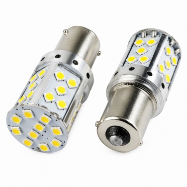 LED лампа (2 ШТ) P21W, 35SMD, 12В, белый, ДХО, задний ход, габаритн.огни