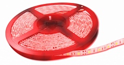 Светодиодная лента 60 LED5050, 12В, 5м, красный цв, IP65