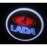 Подсветка в дверь с логотипом "Лада"