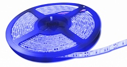 Светодиодная лента 60 LED5050, 12В, 5м, синий цв, IP65