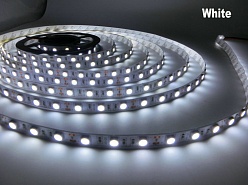 Светодиодная лента 60 LED5050, 12В, 5м, белый цв, IP20