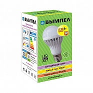 Лампа A57, E27, 5.5Вт, тёпл.свет