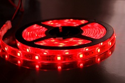 Светодиодная лента 60 LED5050, 12В, 5м, красный цв, IP20
