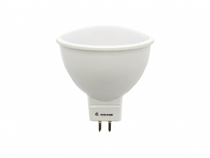 Лампа MR16, GU5.3, 4Вт, тёпл.свет