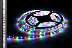 Светодиодная лента 60 LED5050, 12В, 5м, RGB миг., IP20
